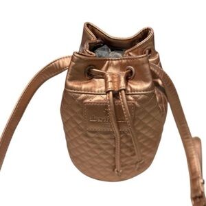 Abercrombie and Fitch Bronze Quilted Mini Bag